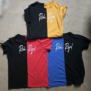 3 rich royal shirts (unisex)